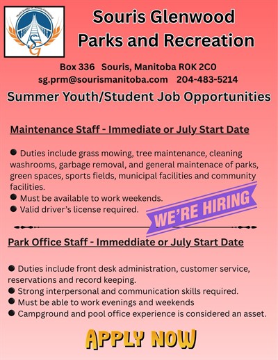 Souris_Glenwood_Parks_and_Recreation_Summer_student