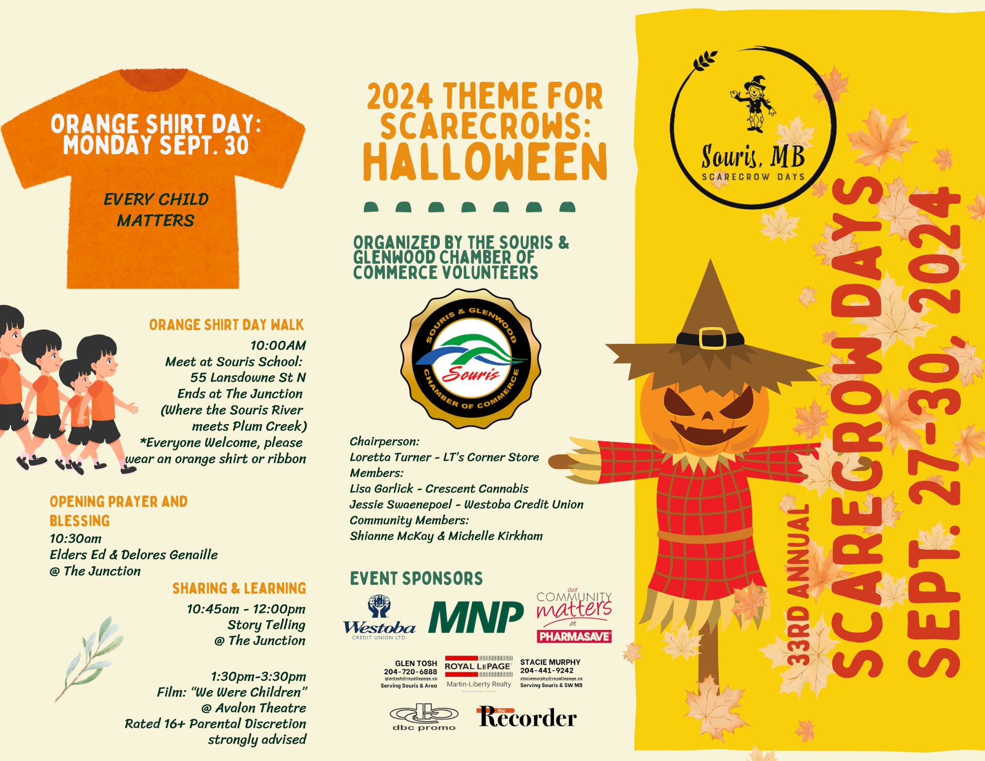 Scarecrow Days Flyer Part 2